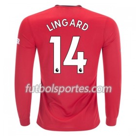 Camisetas Manchester United Jesse Lingard 14 Primera Equipacion 2019/2020 Manga Larga